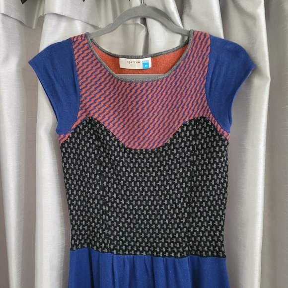 Sparrow - Anthropologie - Retro Wool Blend Sweater Dress - Size XS - Picture 2 of 7